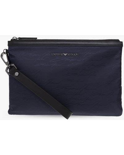 Emporio Armani Pouches and wristlets for Men 